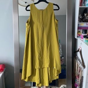 ASOS Chartreuse High Low Dress Sz 10
